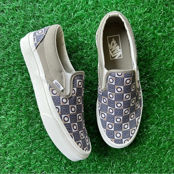 Vans Classic Slip On Geo Trek Olive - Picture 7 of 9